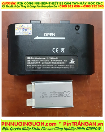 Pin máy ảnh Godox 11.1v lipo 2.000mAh, Nhận Thay Pin máy ảnh Godox 11.1v lipo 2.000mAh